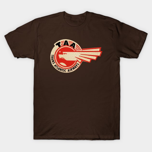 Trans Atlantic Airways T-Shirt by Midcenturydave